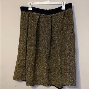 Ashley Stewart Gold Skirt